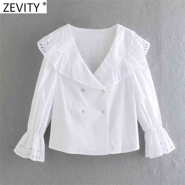 women hollow out embroidery turn down collar white shirt female double breasted business blouse roupas chic ls9077 210420
women hollow out embroidery turn down collar white shirt female double breasted business blouse roupas chic ls9077 210420