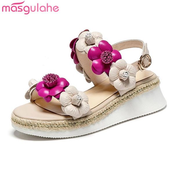 masgulahe 2021 brand summer with flowers women sandals genuine leather comfortable party shoes fashion woman, Black
masgulahe 2021 brand summer with flowers women sandals genuine leather comfortable party shoes fashion woman, Black