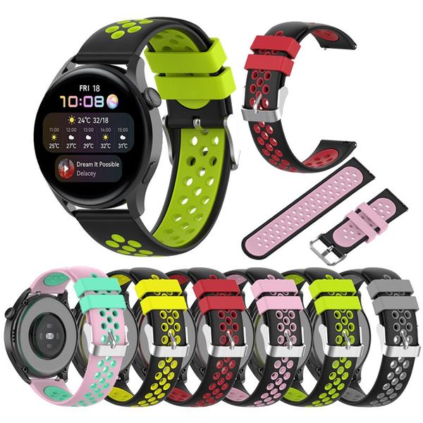 watch bands double color silicone straps for huawei 3/3 pro gt 2 46mm 2e smart bracelet 22mm watchband honor magic/gs correa, Black;brown
watch bands double color silicone straps for huawei 3/3 pro gt 2 46mm 2e smart bracelet 22mm watchband honor magic/gs correa, Black;brown