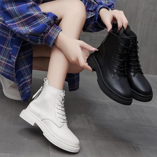 2021 fashion short boots british style zipper platform female footwear non-slip ladies ankle botas mujer 1, Black
2021 fashion short boots british style zipper platform female footwear non-slip ladies ankle botas mujer 1, Black