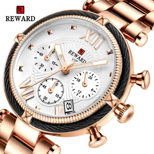 reward fashion new women watches elegant stainless steel strap quartz watch chronograph dial calendar waterproof wrsitwatches, Silver
reward fashion new women watches elegant stainless steel strap quartz watch chronograph dial calendar waterproof wrsitwatches, Silver