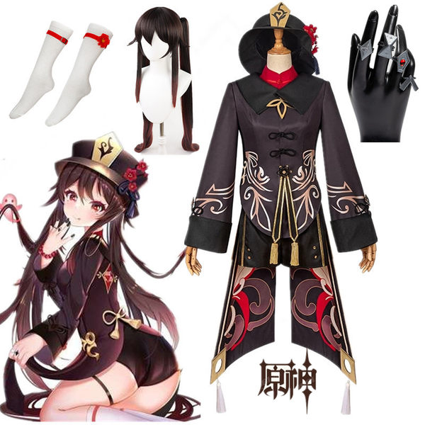 anime costumes game genshin impact hu tao cosplay costume anime outfits dress halloween carnival women girl uniforms role play wigs rings, Black
anime costumes game genshin impact hu tao cosplay costume anime outfits dress halloween carnival women girl uniforms role play wigs rings, Black