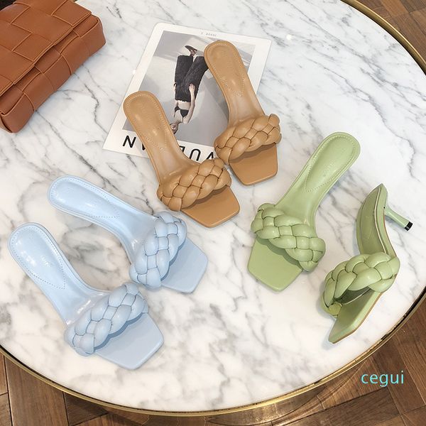 woman sandals 2020 summer thin high heels sandals weave square toe slippers ladies heel ladies leather shoes, Black
woman sandals 2020 summer thin high heels sandals weave square toe slippers ladies heel ladies leather shoes, Black