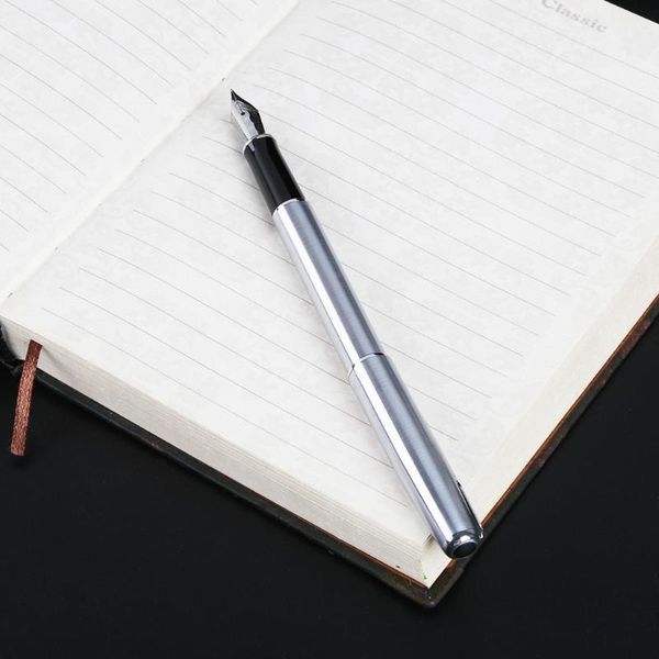 fountain pens hero 5020 silver stainless steel pen with standard m nib gift
fountain pens hero 5020 silver stainless steel pen with standard m nib gift