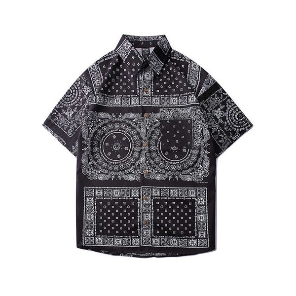 bandana men shirt paisley printed boys short sleeve hawaiian beach loose s fashion summer male clothing 210608, White;black
bandana men shirt paisley printed boys short sleeve hawaiian beach loose s fashion summer male clothing 210608, White;black