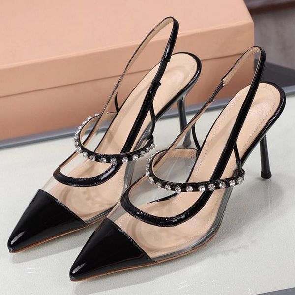 elegant luxury crystal point toe women pumps brand design high heels shoes fashion elastic band female dress, Black
elegant luxury crystal point toe women pumps brand design high heels shoes fashion elastic band female dress, Black