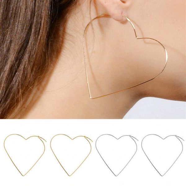 hoop & huggie big earrings accessories fashion exaggerated large ear jewelry smooth heart for women girl's, Golden;silver
hoop & huggie big earrings accessories fashion exaggerated large ear jewelry smooth heart for women girl's, Golden;silver