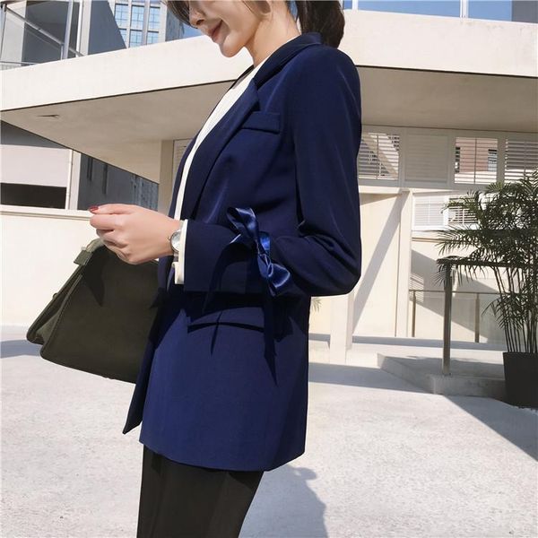 women's suits & blazers brand 2021 autumn elegant blazer woman one button blaser feminino outwear office jacket lady work wear lx2197, White;black
women's suits & blazers brand 2021 autumn elegant blazer woman one button blaser feminino outwear office jacket lady work wear lx2197, White;black