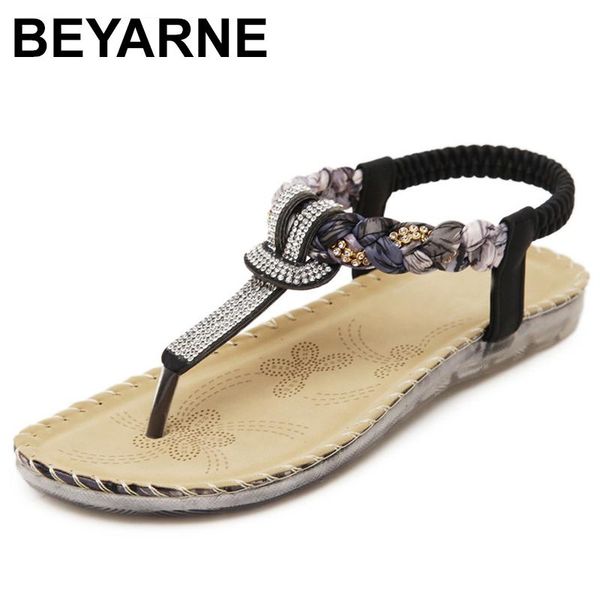 large size national wind sandale femme bohemia crystal female summer shoes flat women sandals, Black
large size national wind sandale femme bohemia crystal female summer shoes flat women sandals, Black