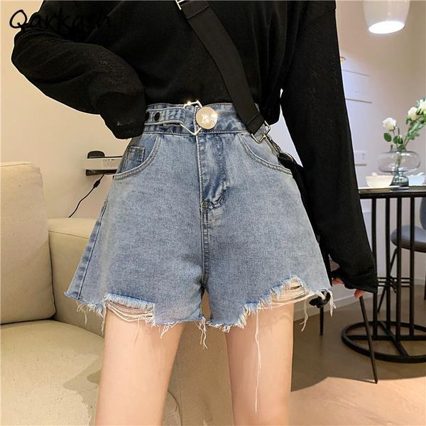 women's shorts women summer empire denim ripped harajuku streetwear students design stylish ladies all-match retro bottom ins, White;black
women's shorts women summer empire denim ripped harajuku streetwear students design stylish ladies all-match retro bottom ins, White;black