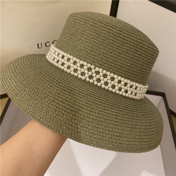 women's summer straw pearl hepburn hood, fashionable and elegant basin screen big edge hat, outdoor sun hat, Yellow
women's summer straw pearl hepburn hood, fashionable and elegant basin screen big edge hat, outdoor sun hat, Yellow