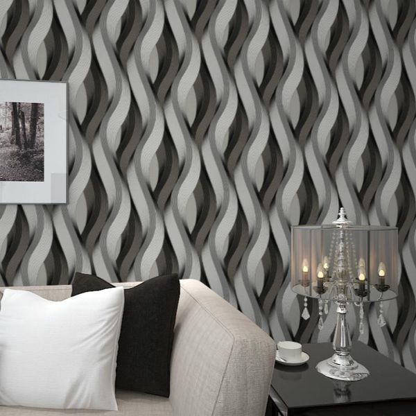 home decor black grey white metallic texture 3d wave wallpaper quality modern luxury wall paper roll wallpapers
home decor black grey white metallic texture 3d wave wallpaper quality modern luxury wall paper roll wallpapers