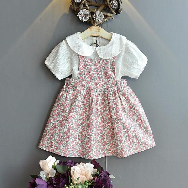 gooporson fashion korean little girls clothing set embroidery short sleeve shirt&flower suspender skirt cute children clothes sets, White
gooporson fashion korean little girls clothing set embroidery short sleeve shirt&flower suspender skirt cute children clothes sets, White