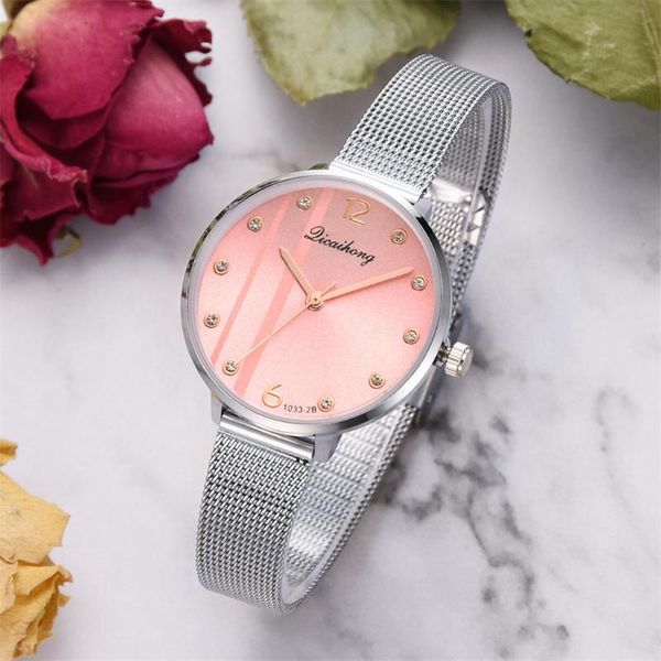 wristwatches licaihong ladies watch temperament fashion mesh belt quartz woman watches minimalistic female women, Slivery;brown
wristwatches licaihong ladies watch temperament fashion mesh belt quartz woman watches minimalistic female women, Slivery;brown