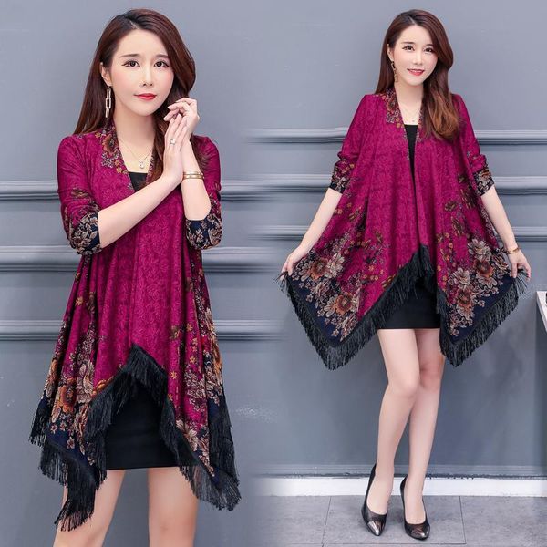 women's blouses & shirts fashion printed womens and long sleeve loose tassel hem blouse women blusas chemisier femme kimono cardigan b, White
women's blouses & shirts fashion printed womens and long sleeve loose tassel hem blouse women blusas chemisier femme kimono cardigan b, White