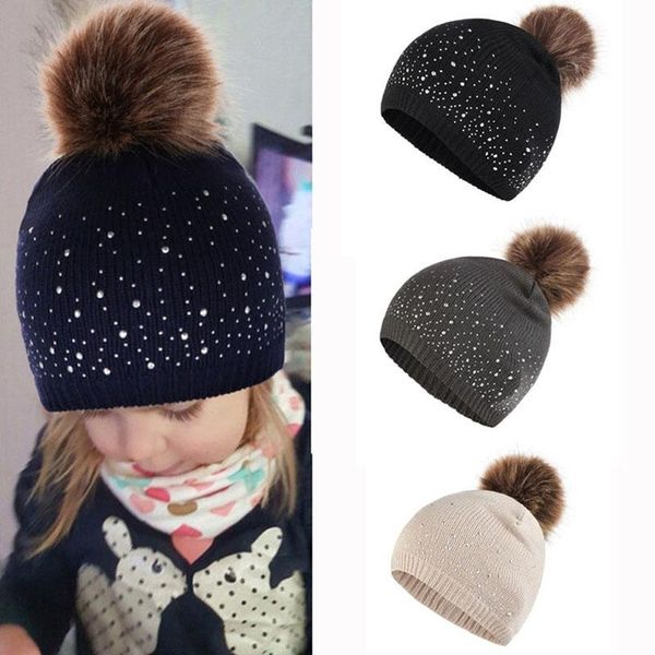 caps & hats rhinestone pompom baby hat autumn winter warm child cap beanie solid color knitted kids boys girls bonnet, Yellow
caps & hats rhinestone pompom baby hat autumn winter warm child cap beanie solid color knitted kids boys girls bonnet, Yellow