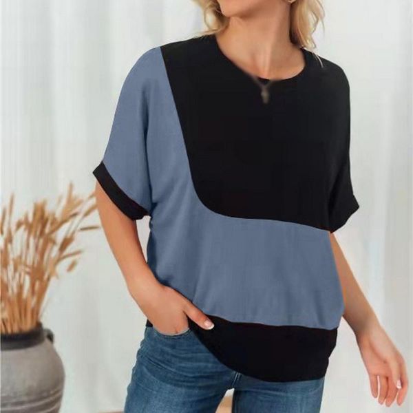 women's t-shirt patchwork short sleeve tee shirts 2021 summer women o-neck harajuku casual loose fashion female pullover, White
women's t-shirt patchwork short sleeve tee shirts 2021 summer women o-neck harajuku casual loose fashion female pullover, White