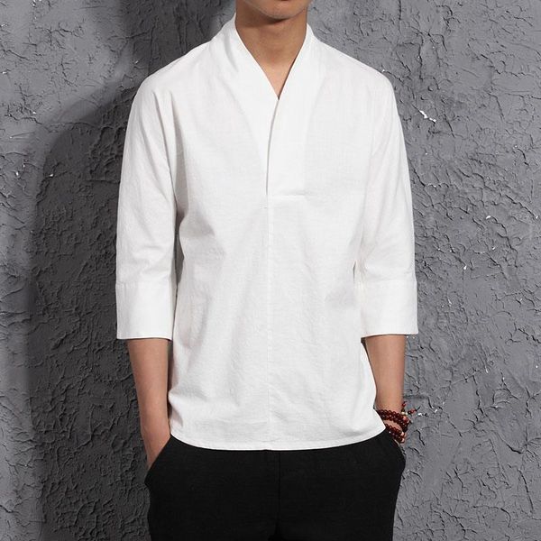 men's t-shirts aransue chinese style 2021 clothing national tang harajuku male cotton linen t-shirt, White;black
men's t-shirts aransue chinese style 2021 clothing national tang harajuku male cotton linen t-shirt, White;black