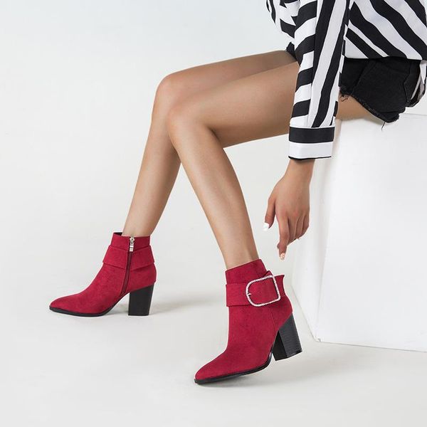 boots round toe women 2021 female shoes luxury designer winter footwear zipper high heel ladies ankle leather fashion autumn, Black
boots round toe women 2021 female shoes luxury designer winter footwear zipper high heel ladies ankle leather fashion autumn, Black