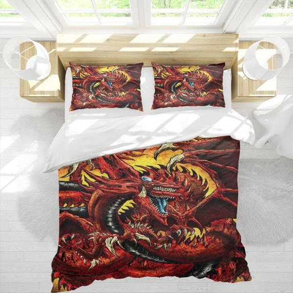 bedding sets red dragon roar 3d printed 3pcs set duvet cover home textiles
bedding sets red dragon roar 3d printed 3pcs set duvet cover home textiles