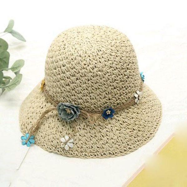 wide brim hats summer for women with flowers big handmade straw sun hat female foldable sunshade ladies beach cap breathable, Blue;gray
wide brim hats summer for women with flowers big handmade straw sun hat female foldable sunshade ladies beach cap breathable, Blue;gray
