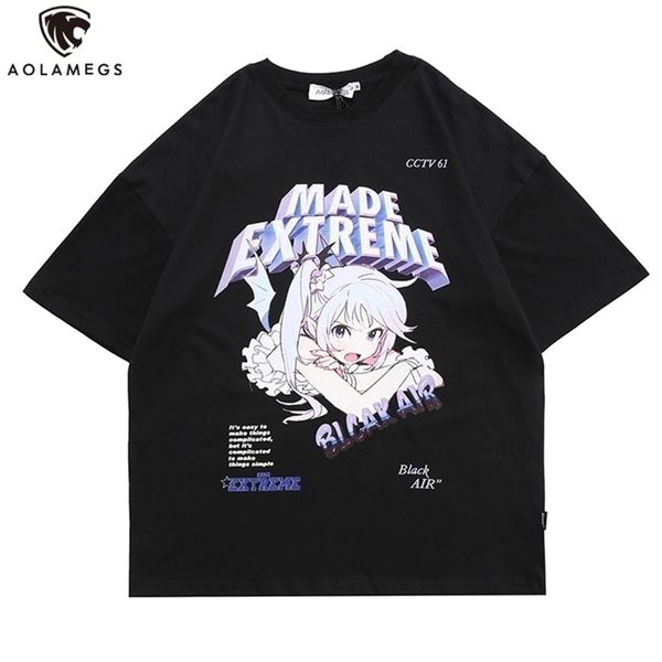 aolamegs t shirt men cartoon anime manga girl printed mens tee shirts summer loose cozy japanese harajuku couple streetwear men 220302, White;black
aolamegs t shirt men cartoon anime manga girl printed mens tee shirts summer loose cozy japanese harajuku couple streetwear men 220302, White;black
