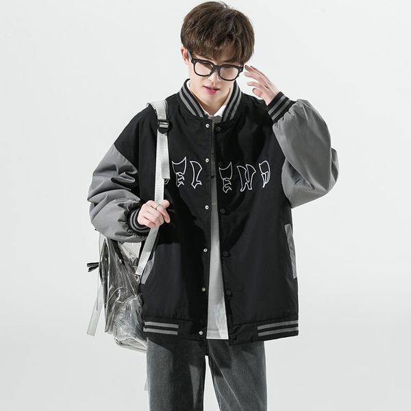 men's jackets 2021 autumn college oversized fashion teenagers anorak male springs baseball hooded blousons varsity clothes z295, Black;brown
men's jackets 2021 autumn college oversized fashion teenagers anorak male springs baseball hooded blousons varsity clothes z295, Black;brown