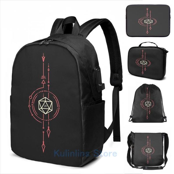 backpack graphic print minimalist red polyhedral d20 dice arrow subtle usb charge men school bags women bag travel laptop
backpack graphic print minimalist red polyhedral d20 dice arrow subtle usb charge men school bags women bag travel laptop