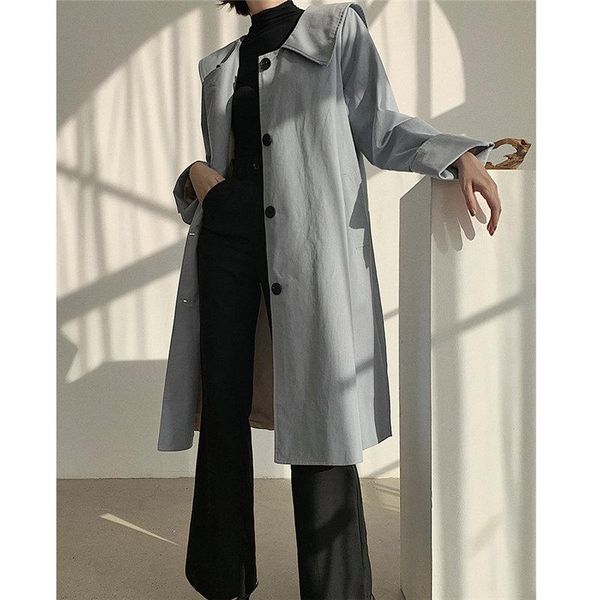 women's trench coats hzirip office lady fashion autumn loose korea elegant windbreaker brief casual gentle all-match overcoat, Tan;black
women's trench coats hzirip office lady fashion autumn loose korea elegant windbreaker brief casual gentle all-match overcoat, Tan;black