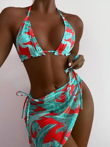 3pack plants print micro triangle thong bikini swimsuit & beach skirt 32uk#, White;black
3pack plants print micro triangle thong bikini swimsuit & beach skirt 32uk#, White;black