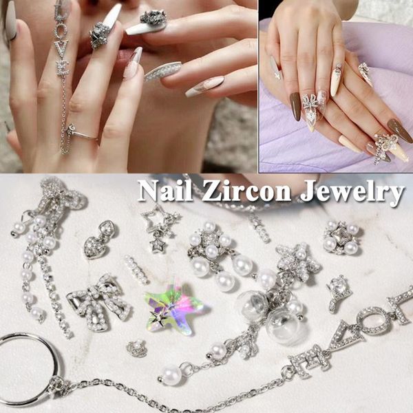 nail art decorations tools pearls crystal love pendant chains bow zircon diy jewelry rhinestones, Silver;gold
nail art decorations tools pearls crystal love pendant chains bow zircon diy jewelry rhinestones, Silver;gold