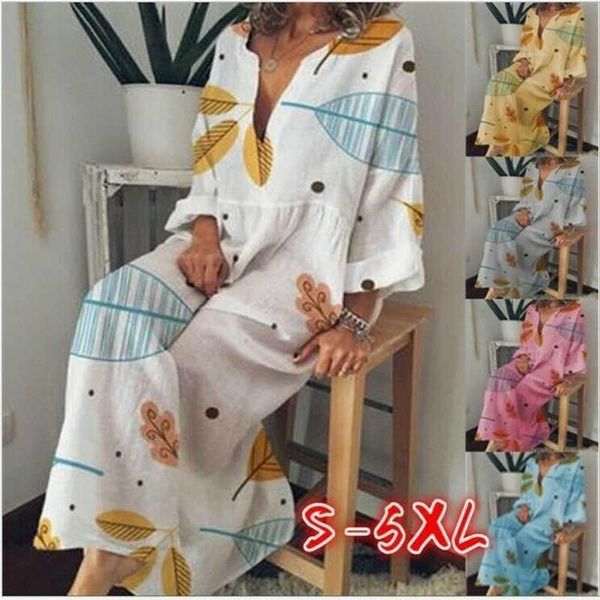 casual dresses dress boho linen women loose maxi kaftan cotton v-neck long sleeve print, Black;gray
casual dresses dress boho linen women loose maxi kaftan cotton v-neck long sleeve print, Black;gray
