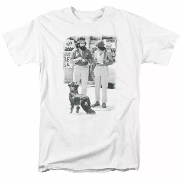 Up In Smoke Cheech Chong Dog T Shirt Mens Licensed Comedy Movie Tee White, White;black
Up In Smoke Cheech Chong Dog T Shirt Mens Licensed Comedy Movie Tee White, White;black