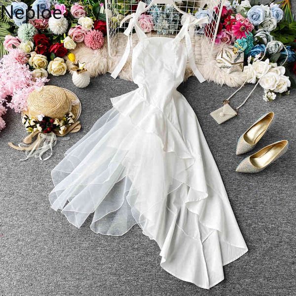 neploe sweet ruffle dress women new korean solid bow tie sling dresses femme seaside holiday beach high waist vestidos 210423, Black;gray
neploe sweet ruffle dress women new korean solid bow tie sling dresses femme seaside holiday beach high waist vestidos 210423, Black;gray