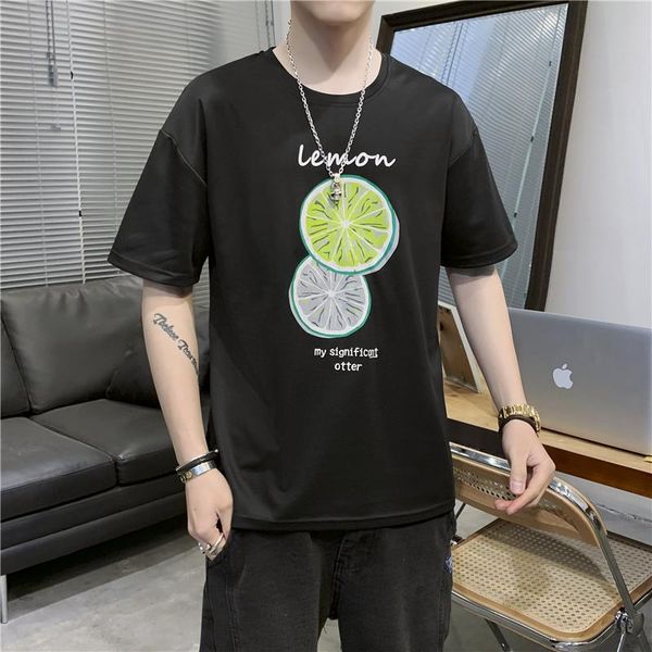 summer men's short sleeve t-shirt japanese boys' youth trend cartoon print loose casual big size cute half t-shirts, White;black
summer men's short sleeve t-shirt japanese boys' youth trend cartoon print loose casual big size cute half t-shirts, White;black