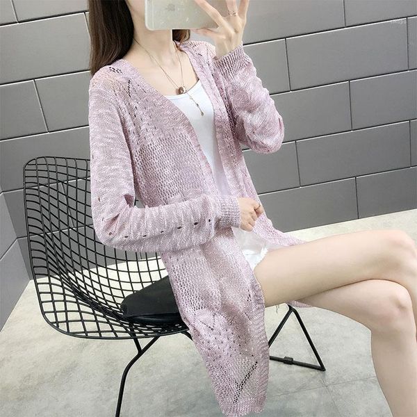 women's knits & tees knitted sweater outerwear open shirt medium-length loose jacket long sleeve hollow sunscreen shawl thin1, White
women's knits & tees knitted sweater outerwear open shirt medium-length loose jacket long sleeve hollow sunscreen shawl thin1, White