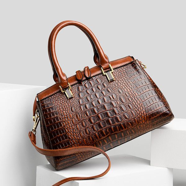 spring bag 2021 and summer alligator fashion middle aged women's soft leather large capacity handbag
spring bag 2021 and summer alligator fashion middle aged women's soft leather large capacity handbag