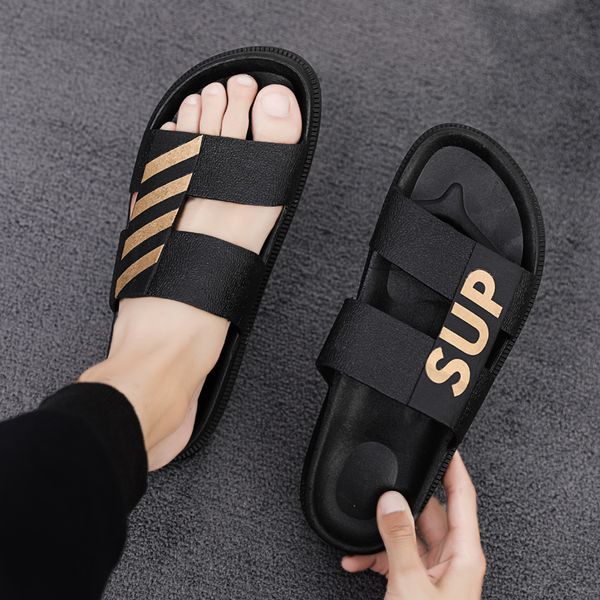 men's summer 2021 fashion casual home slippers outdoor teenager personality joker sandal 39-44, Black
men's summer 2021 fashion casual home slippers outdoor teenager personality joker sandal 39-44, Black