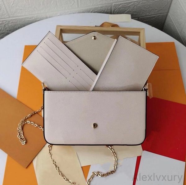 2021 latest empriente leather chain wallets 3 in one multi pochette bag gradient flower 6 colors lady fashion crossbody handbag mini package, Red;black
2021 latest empriente leather chain wallets 3 in one multi pochette bag gradient flower 6 colors lady fashion crossbody handbag mini package, Red;black