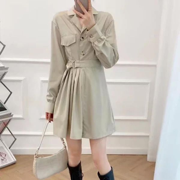casual dresses xeasy 2021 summer women notched solid single breasted slim dress female vintage streetwear ladies long sleeve mini, Black;gray
casual dresses xeasy 2021 summer women notched solid single breasted slim dress female vintage streetwear ladies long sleeve mini, Black;gray