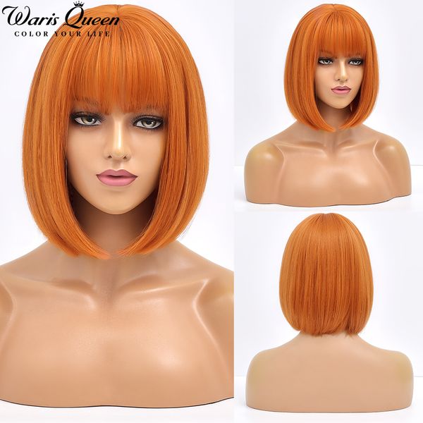 shortbobwigwithbangsorange stright wigs for women natural lolita daily party cosplay hair heat resistant synthetic wigs, Black
shortbobwigwithbangsorange stright wigs for women natural lolita daily party cosplay hair heat resistant synthetic wigs, Black