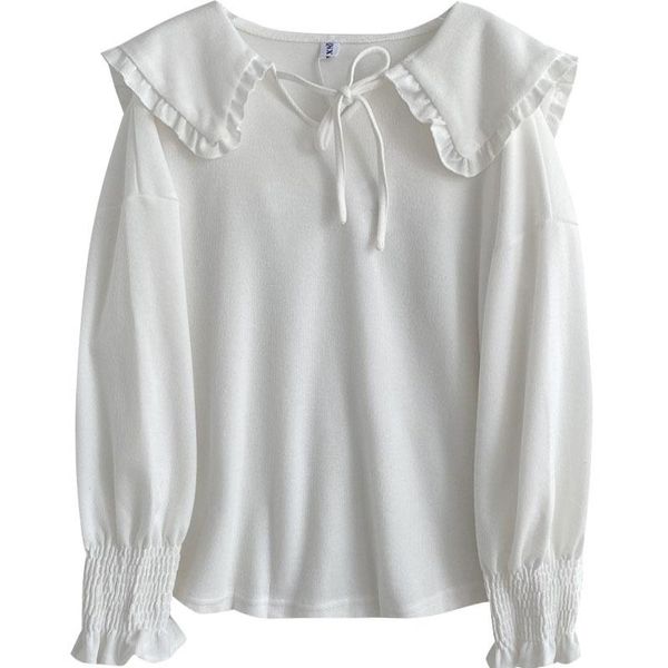 women's blouses & shirts elegant fashion shirt women casual turn-down collar long sleeve sweet blouse femme white bue korean style
women's blouses & shirts elegant fashion shirt women casual turn-down collar long sleeve sweet blouse femme white bue korean style