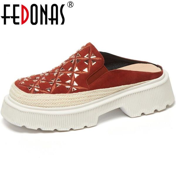 sandals fedonas round toe women mules suede leather platform falt shoes 2021 summer est office lady basic sandal, Black
sandals fedonas round toe women mules suede leather platform falt shoes 2021 summer est office lady basic sandal, Black