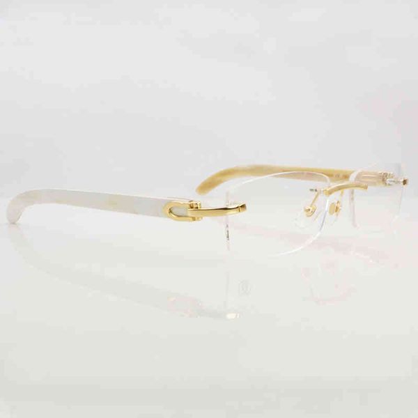clear eye glasses frames for men women accessories rimless natural buffalo horn gold transparent eyeglasses frame italy, White;black
clear eye glasses frames for men women accessories rimless natural buffalo horn gold transparent eyeglasses frame italy, White;black