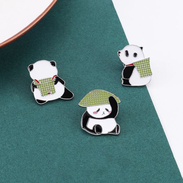 cartoon panda brooches 3pcs set animal enamel lapel pins silver plated alloy paint brooch for girl boy shirt badge gift accessories creative, Gray
cartoon panda brooches 3pcs set animal enamel lapel pins silver plated alloy paint brooch for girl boy shirt badge gift accessories creative, Gray