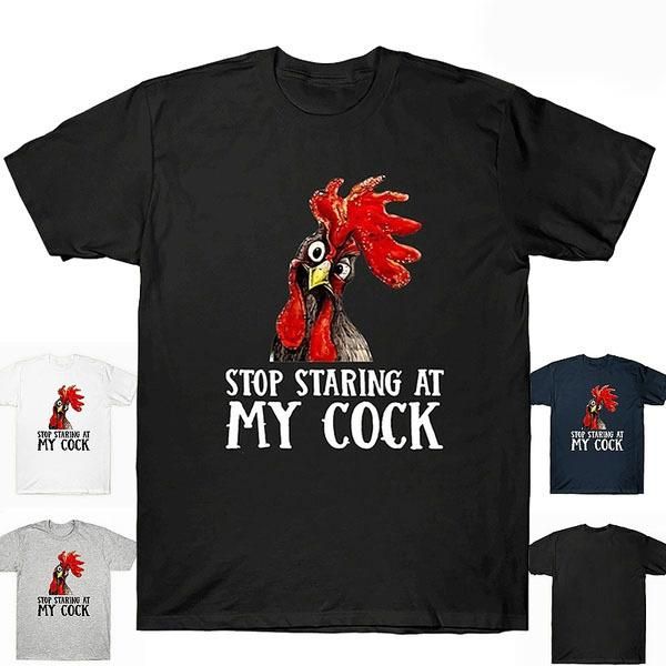 women's t-shirt sstaring at my cock letter printed fashion summer women plus size o-neck short sleeve funny graphic t shirts, White
women's t-shirt sstaring at my cock letter printed fashion summer women plus size o-neck short sleeve funny graphic t shirts, White
