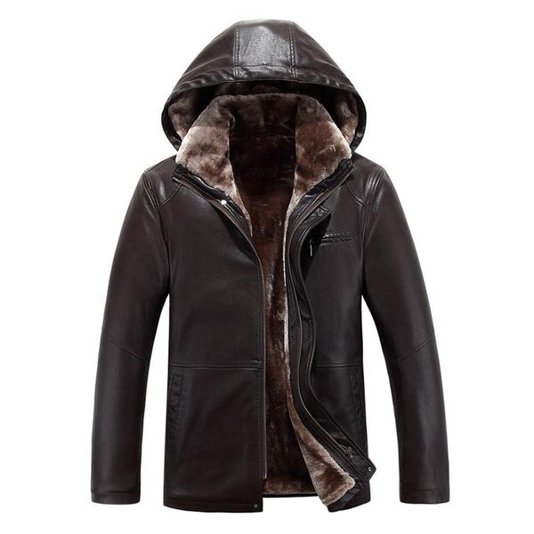 men's fur & faux 2021 men leather jacket sheepskin coat motorcycle winter jackets warm liner detachable hood 4xl, Black
men's fur & faux 2021 men leather jacket sheepskin coat motorcycle winter jackets warm liner detachable hood 4xl, Black