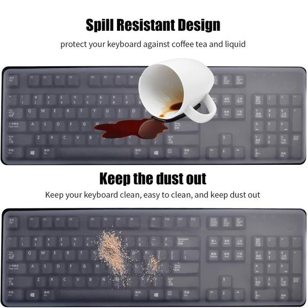 keyboard covers 2pcs protection cover silicone waterproof clear protector skin for standard size pc computer keyboards
keyboard covers 2pcs protection cover silicone waterproof clear protector skin for standard size pc computer keyboards