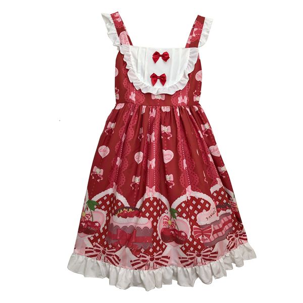 lolita kawaii strawberry pink teens girl women summer cute vintage ruffle lace princess strap christmas red, Black;gray
lolita kawaii strawberry pink teens girl women summer cute vintage ruffle lace princess strap christmas red, Black;gray