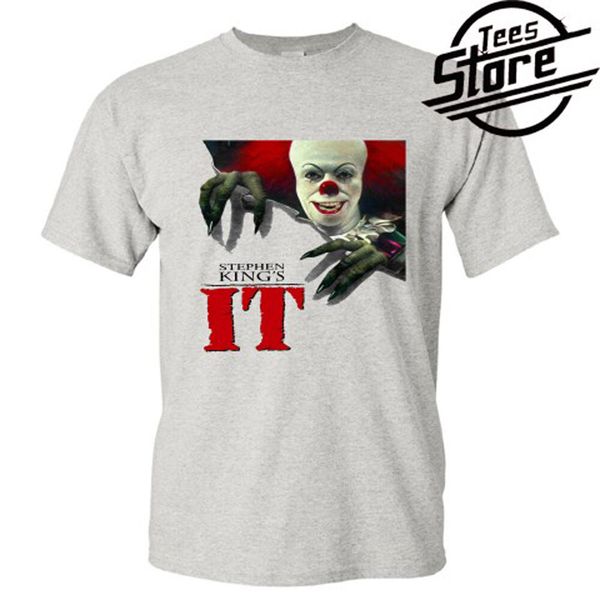 New IT Horror Clown Movie Men's Grey T-Shirt Size S-3XL 100% cotton, White;black
New IT Horror Clown Movie Men's Grey T-Shirt Size S-3XL 100% cotton, White;black